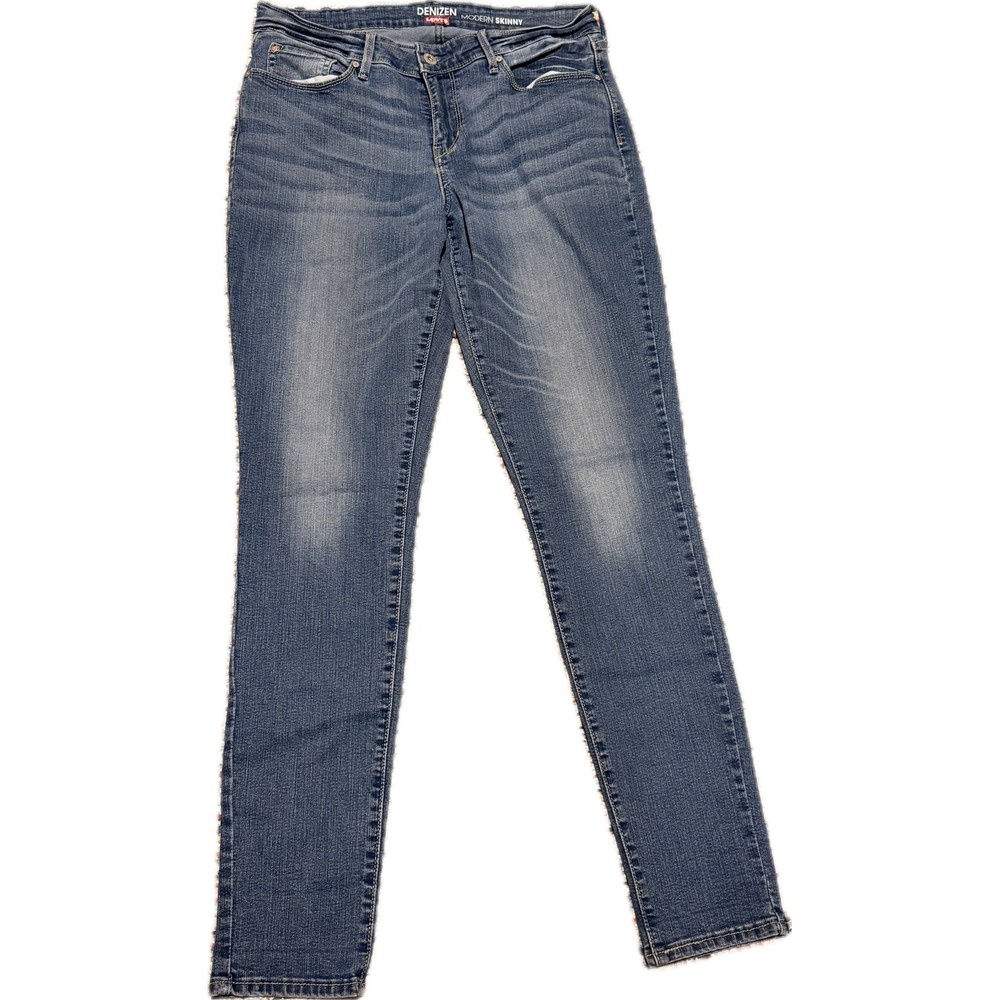 Denizen from Levis Modern Skinny Jeans Medium Wash Blue Denim 12L W31 L34